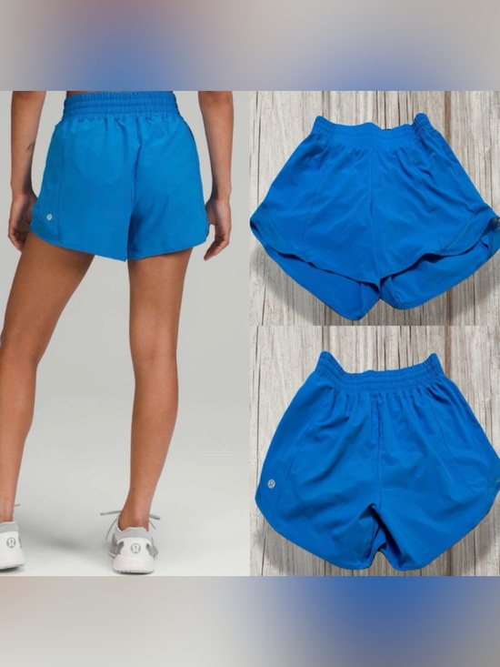 lululemon athletica Pants - lululemon athletica Women's Electric Blue Athletic Shorts size 6